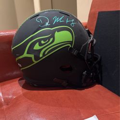 Signed DK Metcalf Seahwaks Helmet