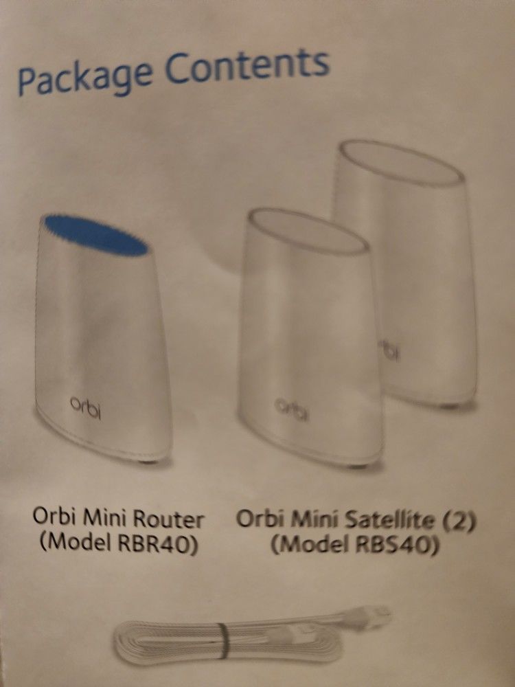 Orbi 3 Pc Mini Router RBR40