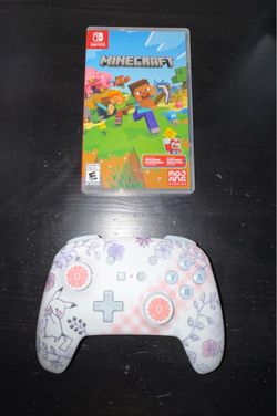 Nintendo Switch Minecraft + Pikachu Garden Controller Bundle