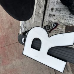 Set Of Used Sign Channel Letters