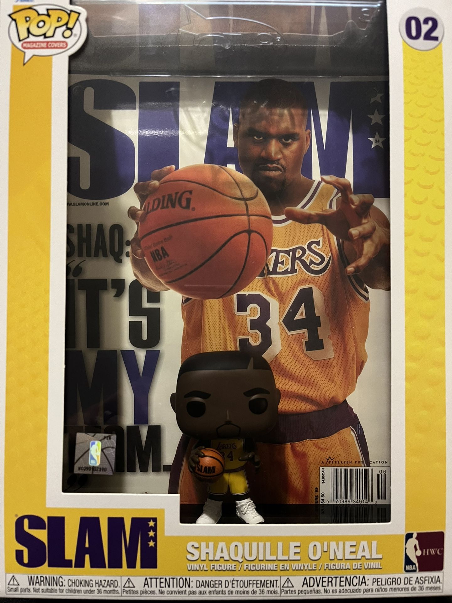 NBA SLAM SHAQ POP