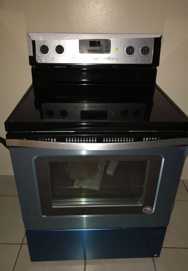 Brand New Electric Stove Stainless Steel Plastic Seal Still On For Brand New Electric Stove Stainless Steel Plastic Seal Still On