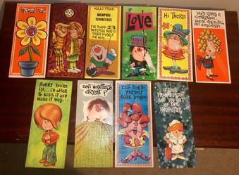 (10) 1960’s United Card Co. Smile Contemporaries Adult Humor Greeting Cards