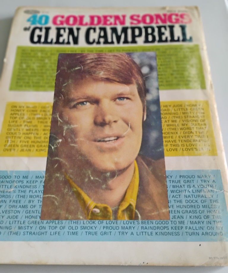Glen Campbell Sheet Music Book