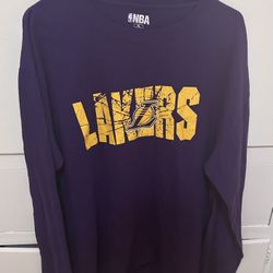 Lakers Long Sleeve Shirt Size Mens XL