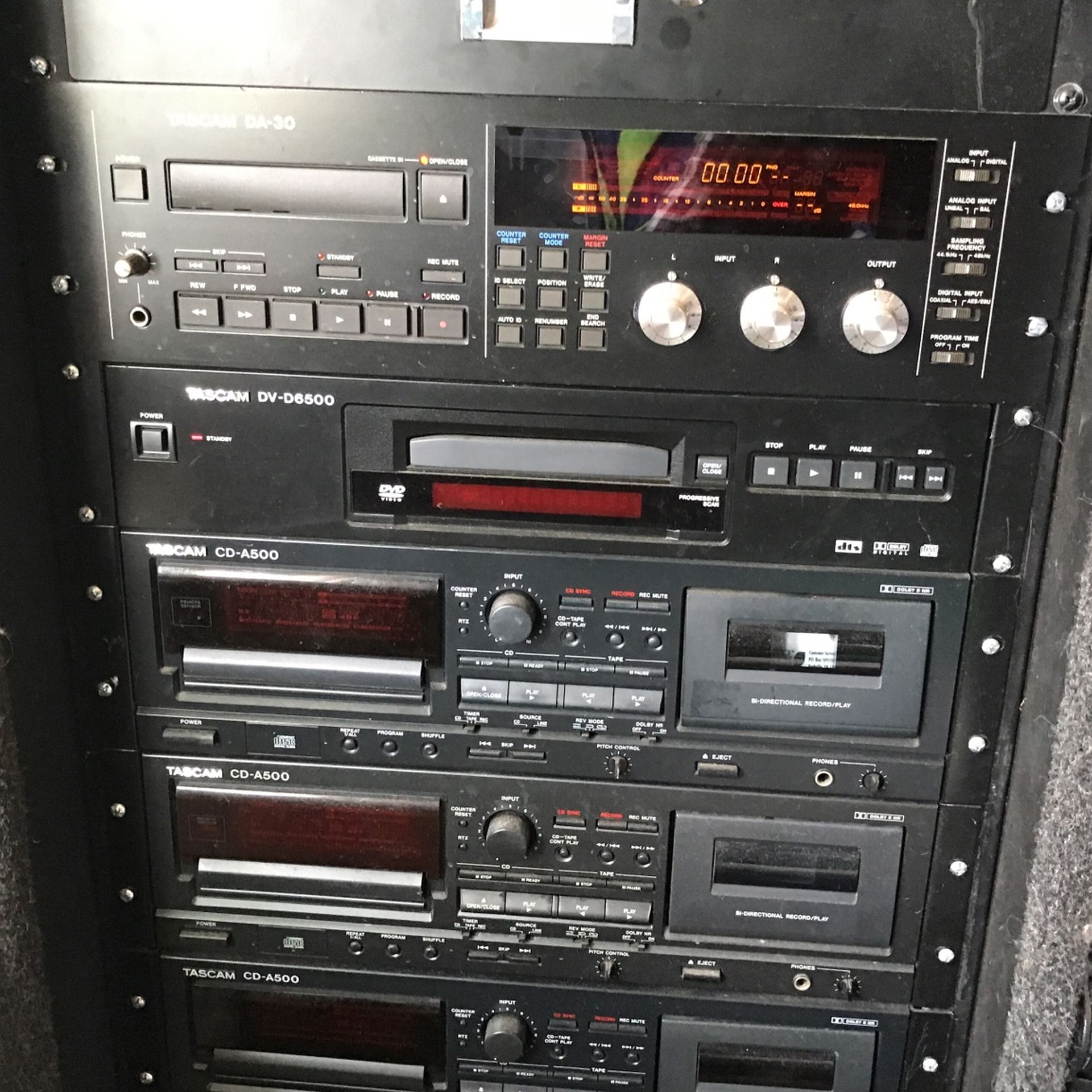 Tascam Digital Audio Tape (DAT) Recorder DA30 19” Rack Mount Unit for