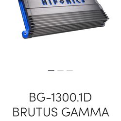 Hiphonics Brutus Gamma 1300w Amplifier