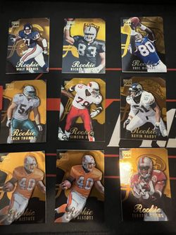 1997 Pinnacle Zenith Rookie Football Cards