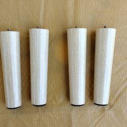 6" Laminated Wood Furniture Feet Replacement