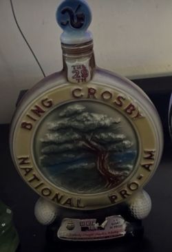 Bing Crosby National Pro-Am 29th Ceramic Whiskey Decanter