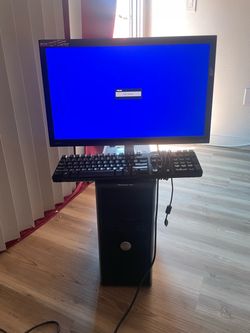 Dell OptiPlex 755 Desktop Tower with Monitor and Keyboard