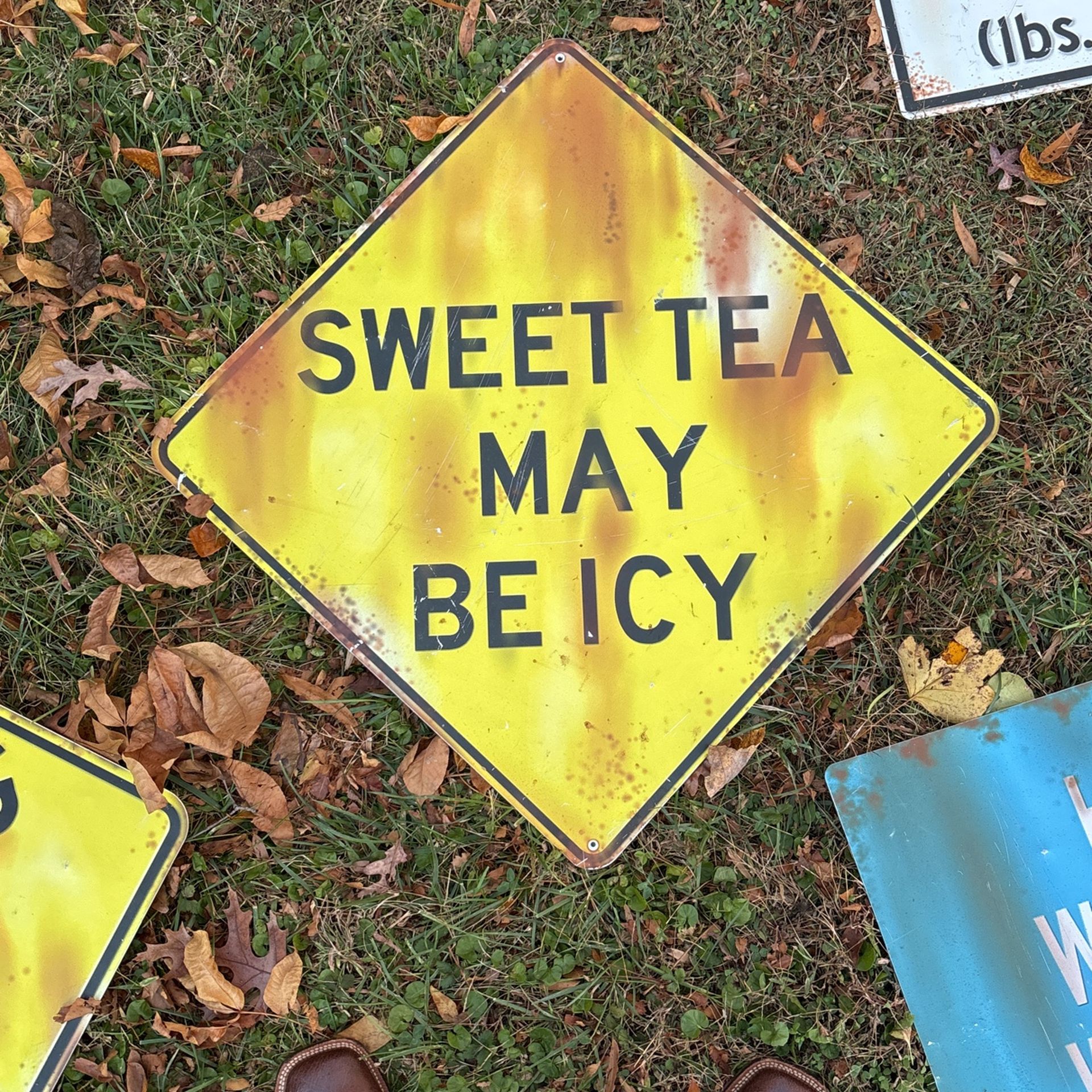 Rustic Tea Sign (Metal Sign)