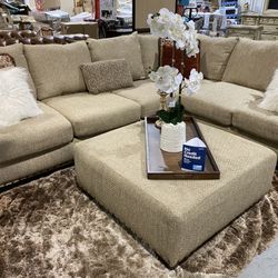 Sectional Sofa With Ottoman 