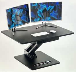 SHW Height Adjustable Standing Desk