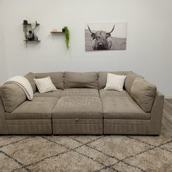 Modular Sectional Couch W/ Ottoman
