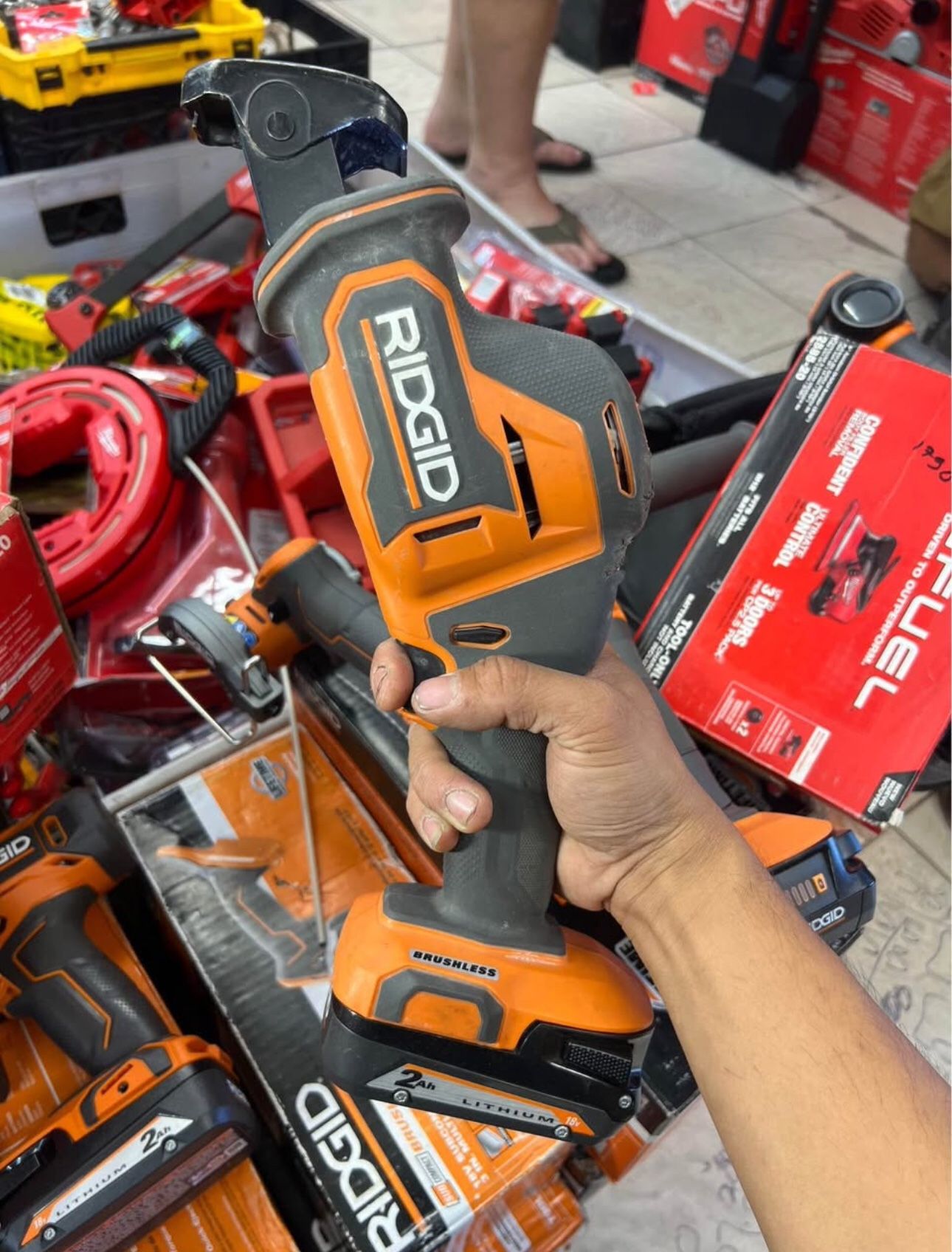 Ridgid 18v Hackzall With Battery