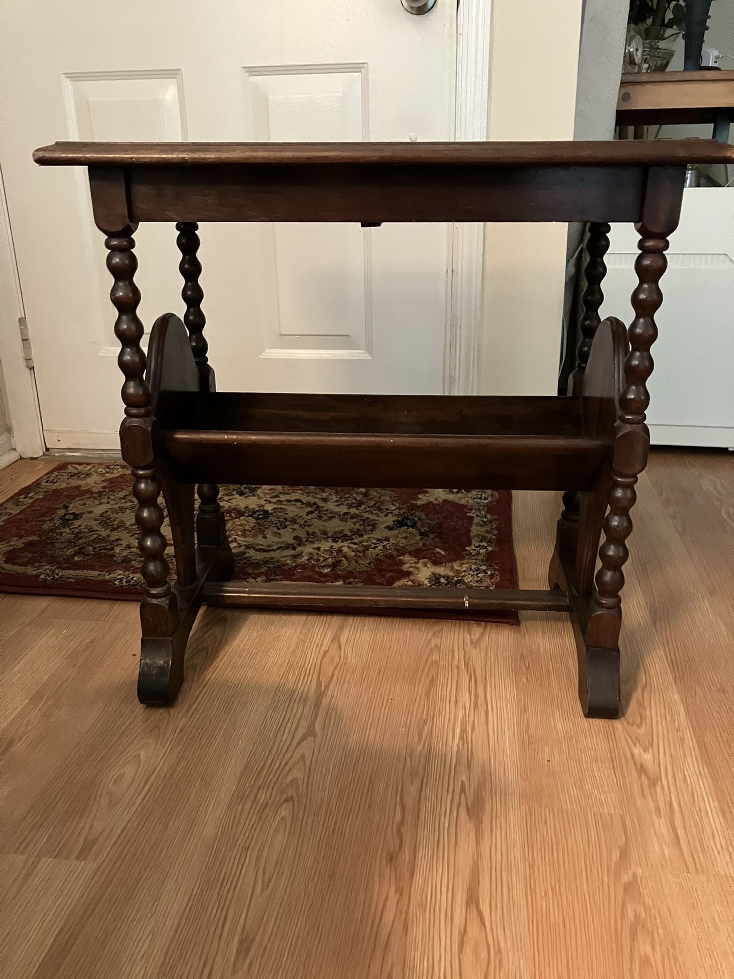 Wooden End Table