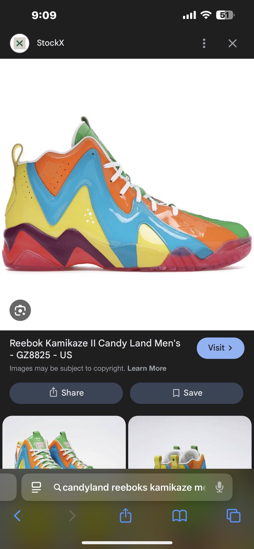NAME YOUR PRICE: Candyland Reebok 