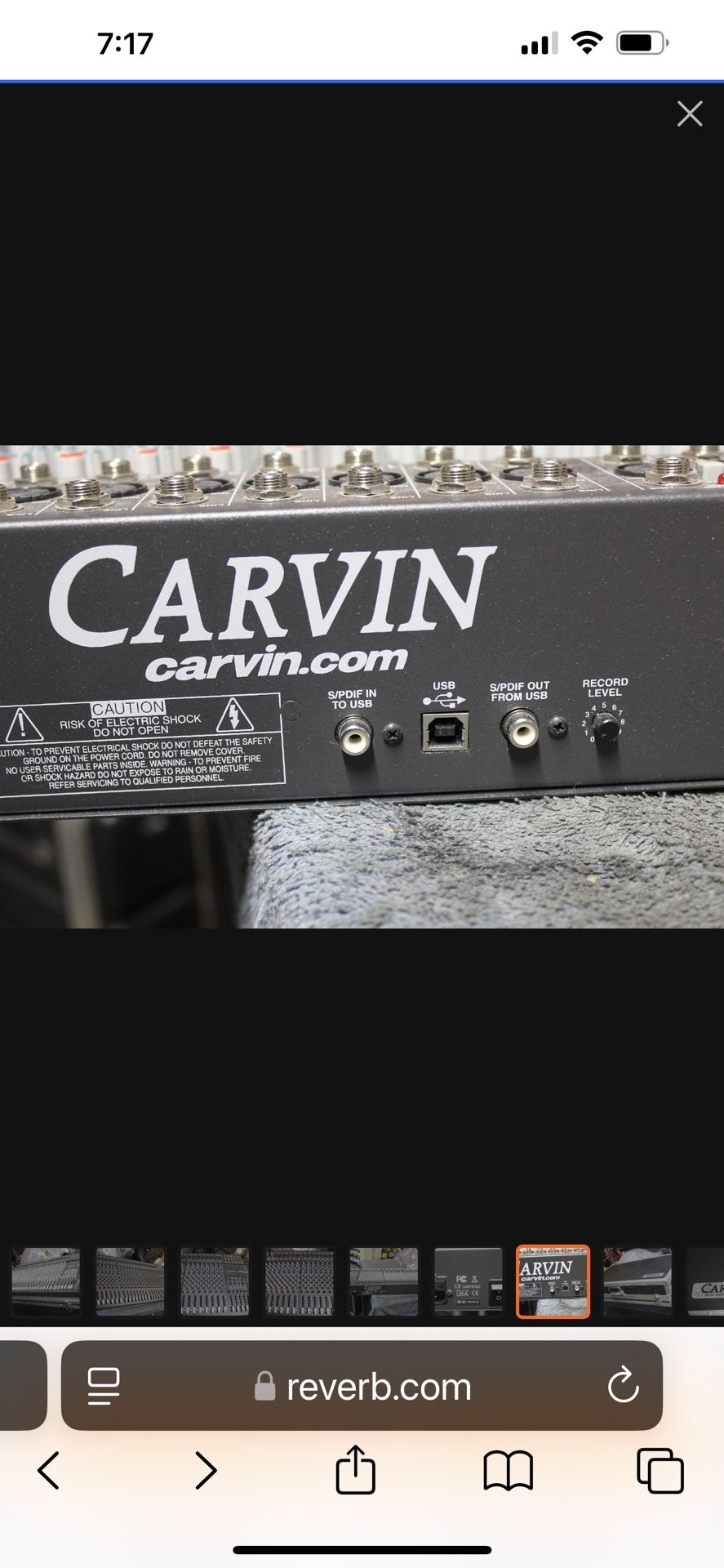 Carvin C2444 Concert Series 24 Channel Mixing Console with Road Case