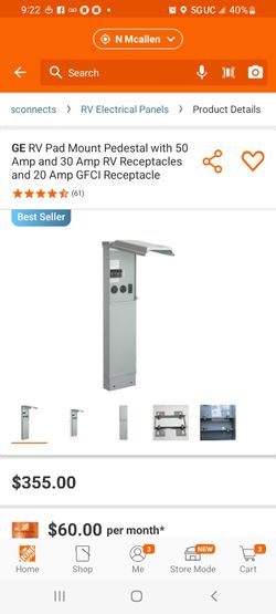 Rv Pedestal $220