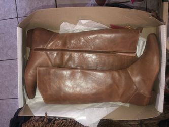 Real leather boots