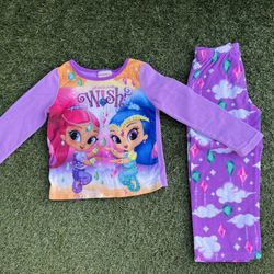 Shimmer & Shine, Pajama Set, Girls Size 6