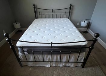 Bronze Metal Bed Frame only