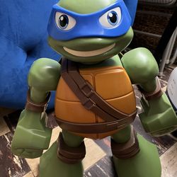 Large 20" LEONARDO Teenage Mutant Ninja Turtle Figure VERY RARE