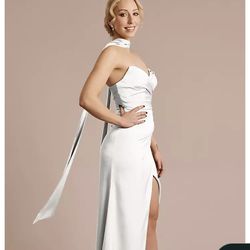 David’s Bridal Matte Satin Scarf [New with Tags]