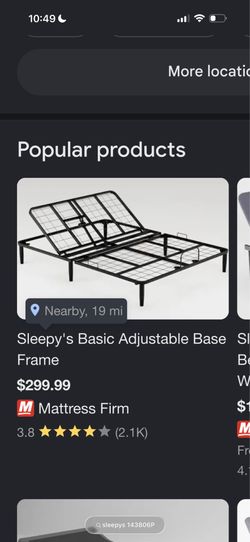 King bed frame