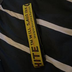 Yellow Off-white Belt