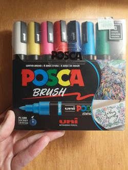 Posca paint pens