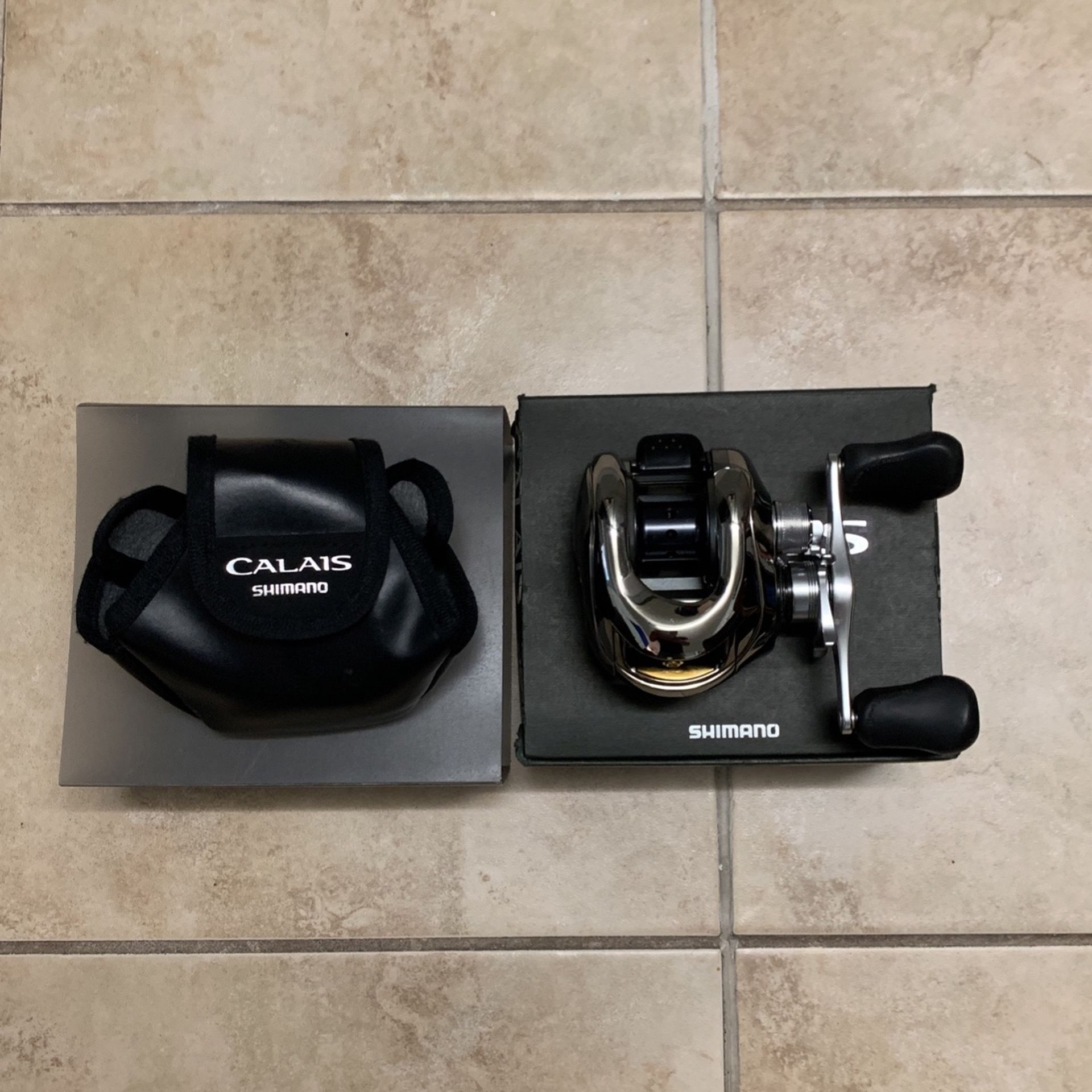 Shimano Calais 201-dc Casting Reel .Used With Original Box .But Like New