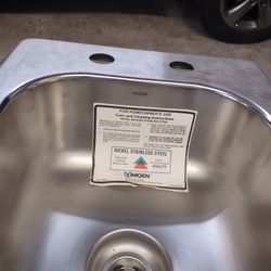 Moen Sink 17 X 13 Inches. Brand New. With Faucet. 