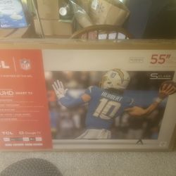 TCL 55” TV And TCL Surround Sound