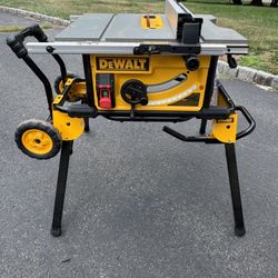 Dewalt Table Saw With Rolling Stand