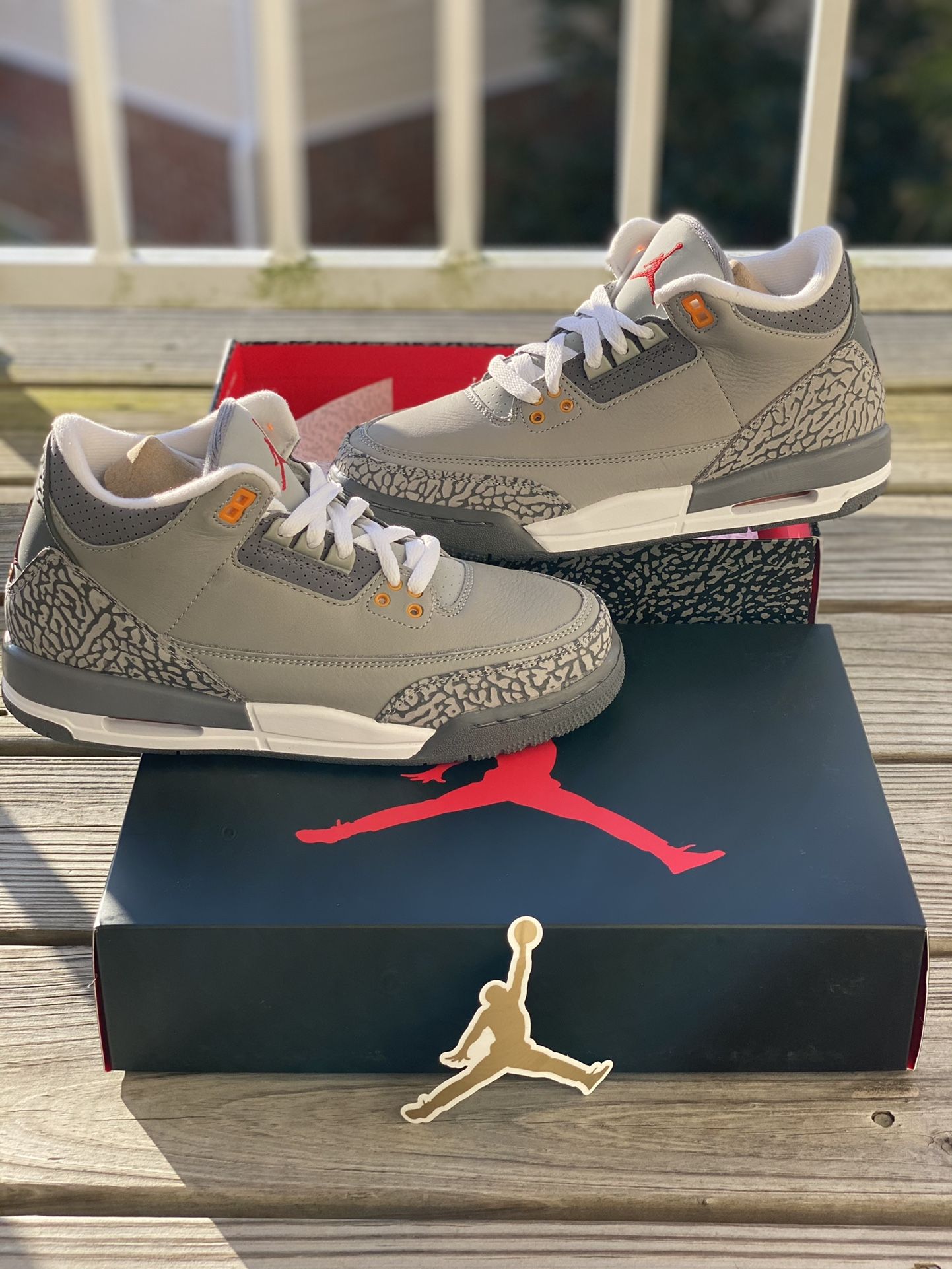 BRAND NEW AIR JORDAN 3 “COOL GREY” FOR SALE!!! GS SIZE 7 $170