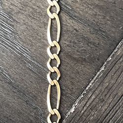 8inch 14k Figaro Bracelet 
