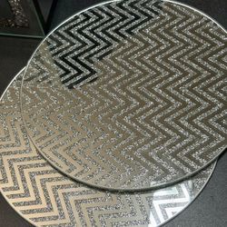 Pretty Round Mirrored Baseplates $5/each