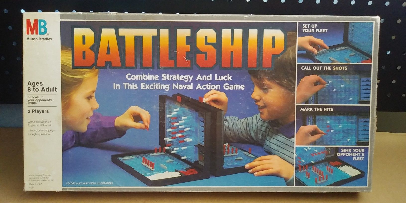 Vintage Milton Bradley Battleship Game