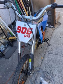 Dirt Bike Pit Bike with Number Plate