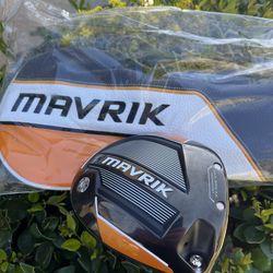 NEW CALLAWAY MAVRIK GOLF DRIVER 12* ADJUSTABLE LOFT W FUJIKURA VENTUS BLUE 5-R & HEAD COVER
