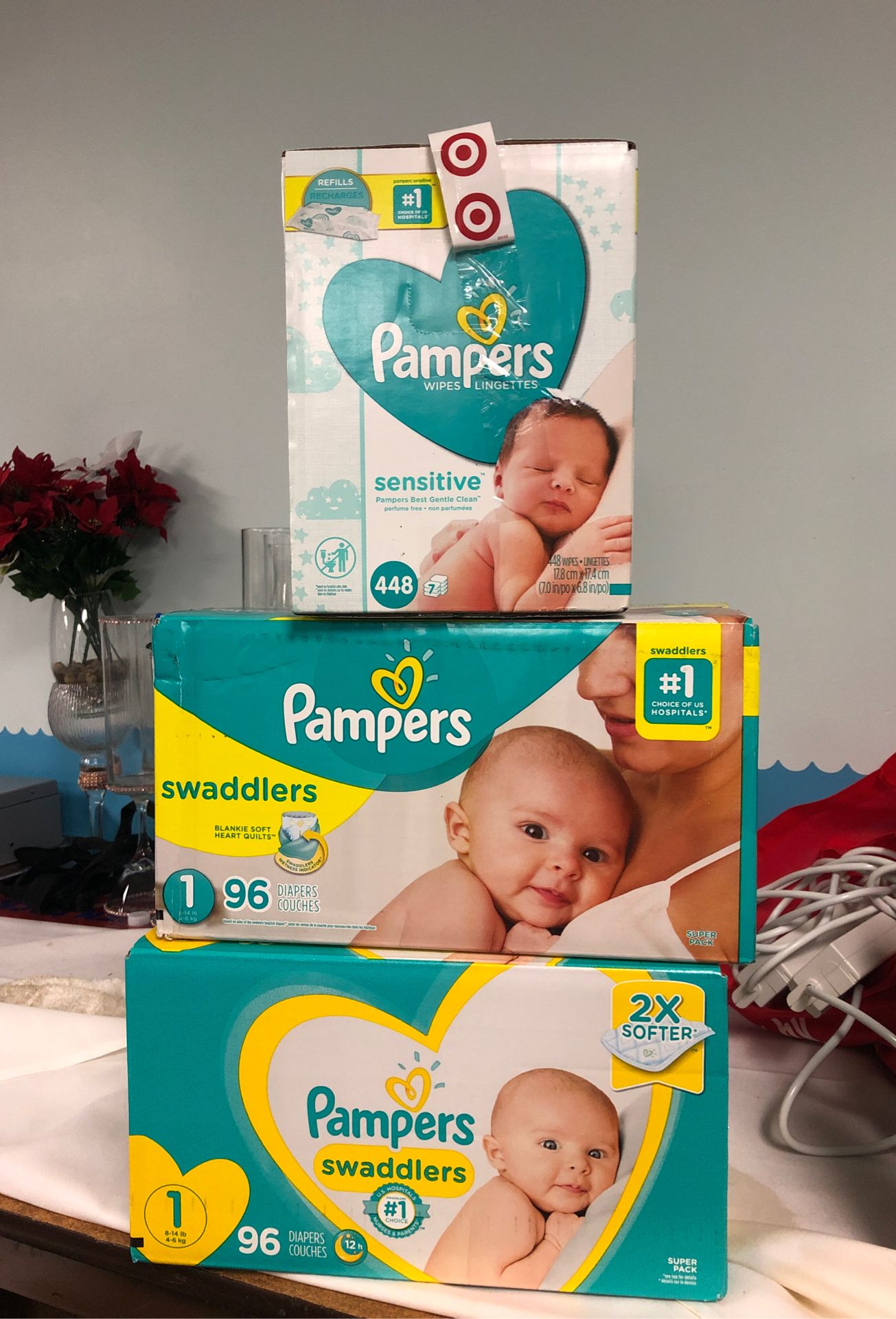 Pampers swaddlers