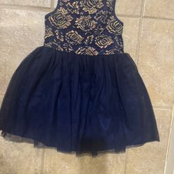 Blue New Years Dress Size 4t