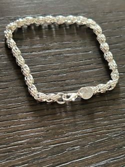 Silver Bracelet 925 Silver 22 CM