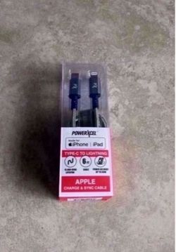POWERXCEL iPhone and iPad Charger & Sync Cable