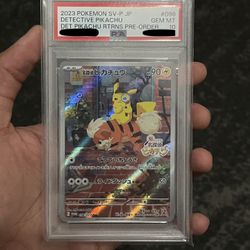 Detective Pikachu PSA 10 