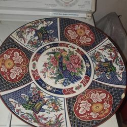 Round Large Japanese Ceramic Serving Platter