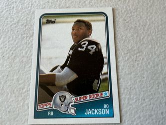 1988 Topps Football Complete Set Bo Jackson RC