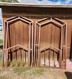 Pair of Heavy-duty Welded Metal Gates